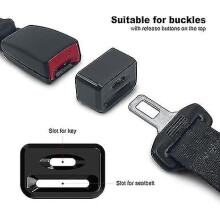 Seat belt lock cover - 2 pieces to prevent children or special people from unlocking the seat belt (universal type)