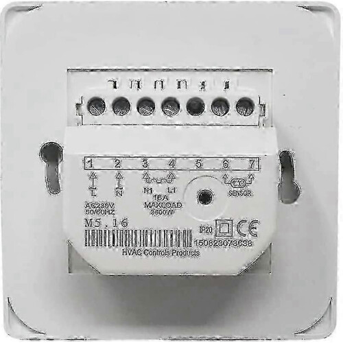 220v 16a Manual Mechanical Underfloor Heating Thermostat 2