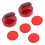 Hockey Pucks Air Paddles Replacement Red Plastic 12 Pack 1