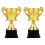 Kids Trophy Award Cup Plastic 2 pcs 1