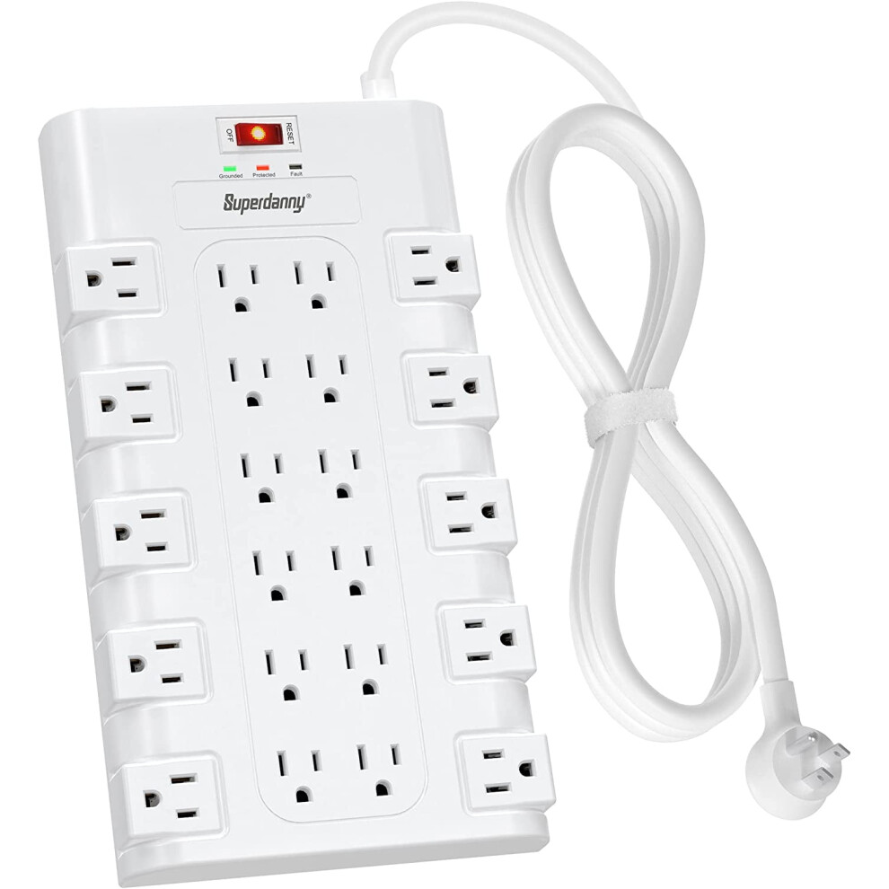 Power Strip Surge Protector 22 Outlets 1875W 2100J 917087635349