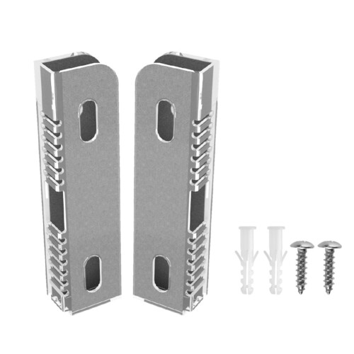 Universal Tablet Wall Mount Stand Acrylic Holder 2pcs 1