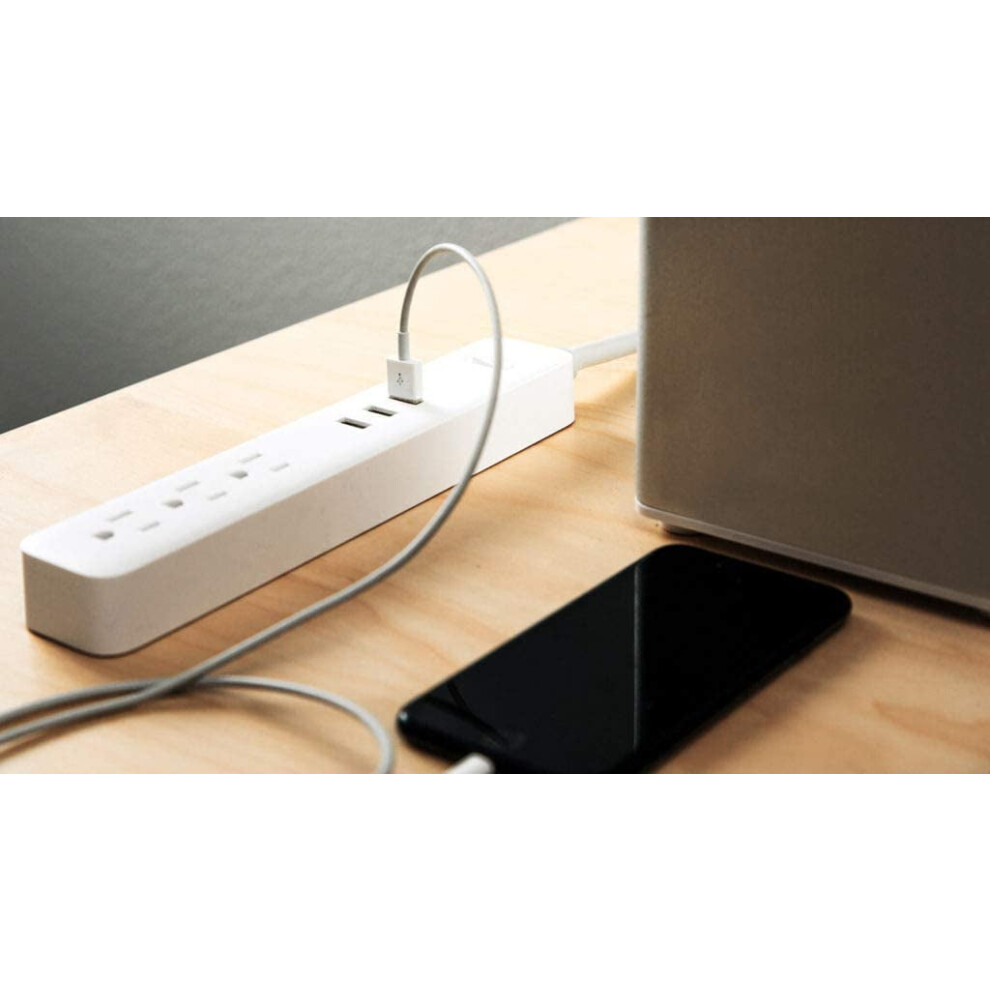 Surge Protector With 3 Usb Ports And 3 Outlets 4Ft Cord 917087636421