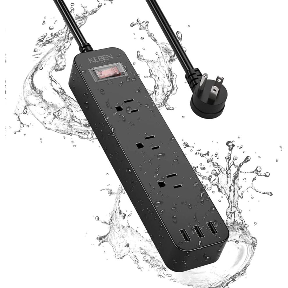 Outdoor Weatherproof Power Strip With Usb And Surge 917087635981
