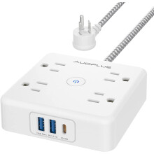 Surge Protector Power Strip with 4 Outlets 3 USB Ports 5FT