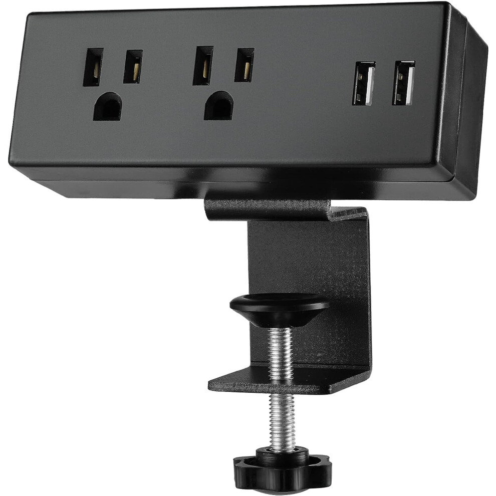 Desk Clamp Power Strip With Usb Ports 6.56 Ft 917087635844