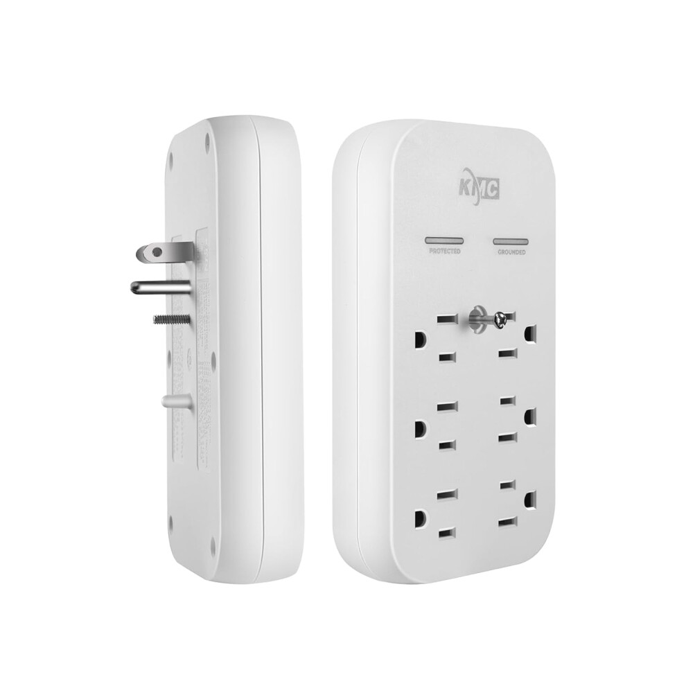 Usb-C Pd Surge Protector Wall Tap With 6 Outlets 2 Usb-A 1 917087636322