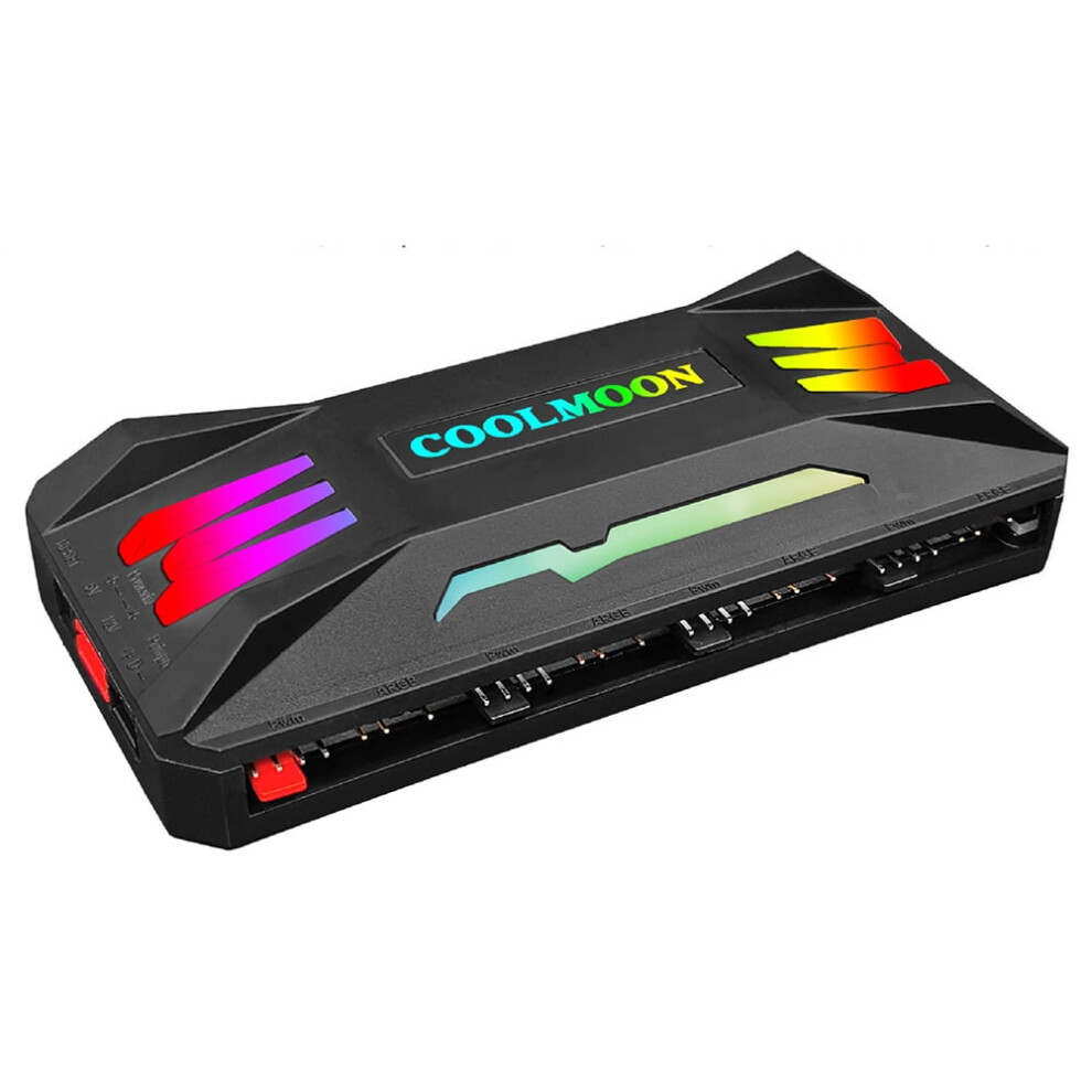 Coolmoon Rgb Controller 4Pin Pwm 5V 3Pin Argb 917087637664