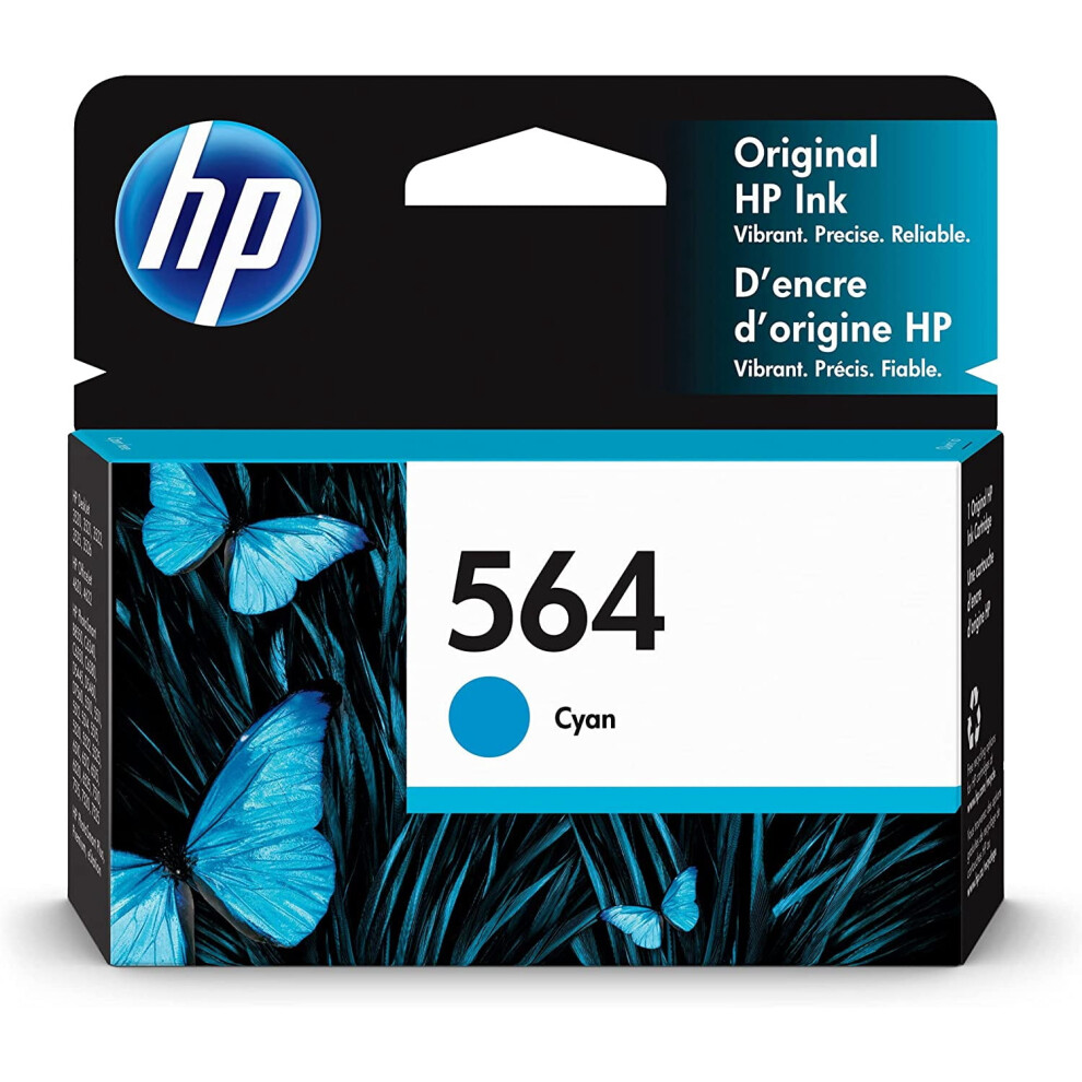 Original Cyan Ink Cartridge For Hp Printers 564 Blue 917087637503