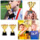 Kids Trophy Award Cup Plastic 2 pcs 6