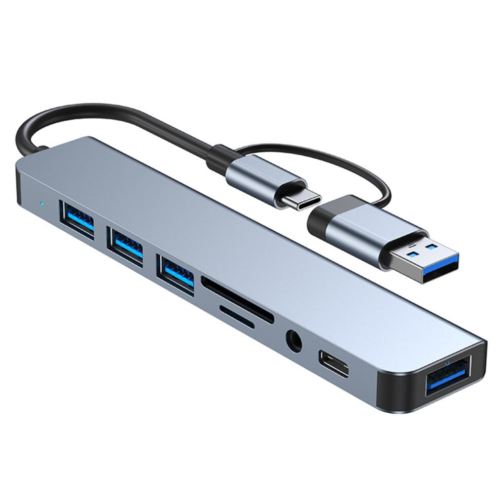 Jixopn Type-C Hub 8-In-1 5Gbps Usb 3.0 Sd Tf 917087639385