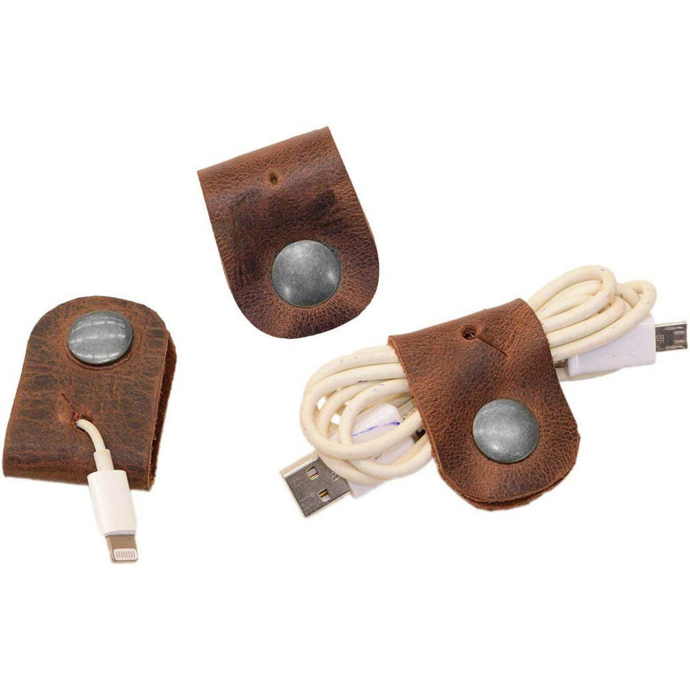 Leather Cord Keeper 3 Pack For Chargers And Earphones 9336866860214