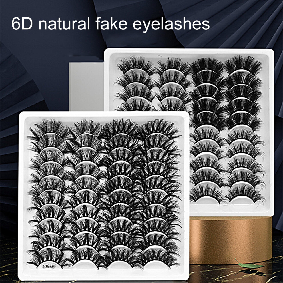 Hesroicy false eyelashes women 20 pairs