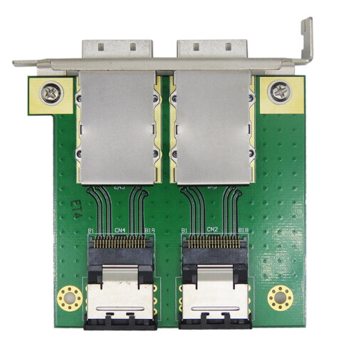 Dual-Port Mini SAS Internal to External PCI Adapter 1