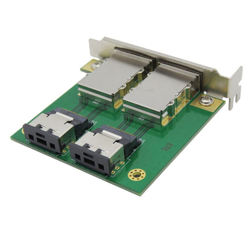 Dual-Port Mini SAS Internal to External PCI Adapter 2