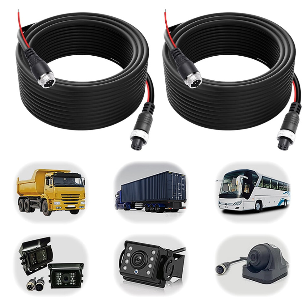Backup Camera Cable 4-Pin Video Power Extension 12M 917087642248