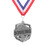 Bowling medal decorative round reward with ribbon 5