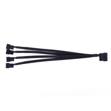 IDE 4-pin to 4-port fan splitter cable 3/4-pin