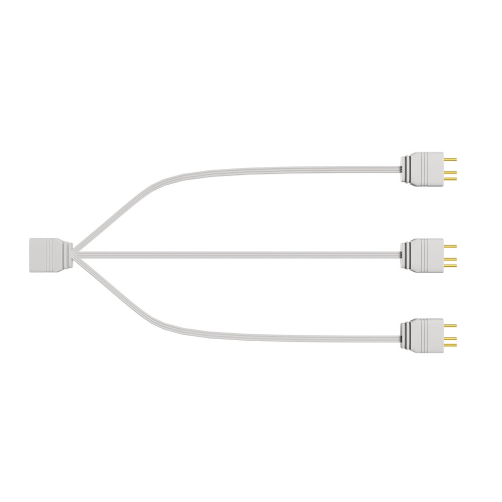 Argb Splitter Cable 5V 3-Pin 33.5Cm 1-To-3/4 White 917087645362