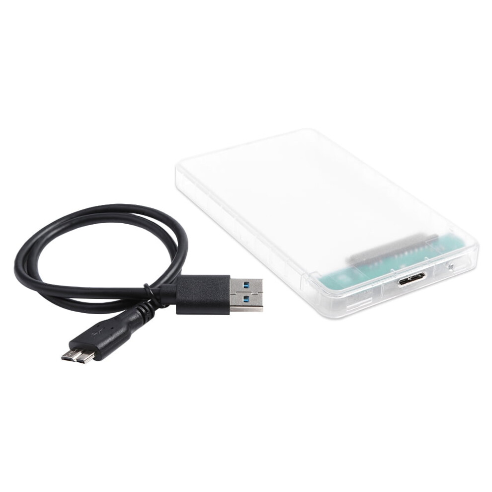 Jixopn 2.5-Inch Hdd/Ssd Enclosure, Transparent, Sata Iii To 917087646444