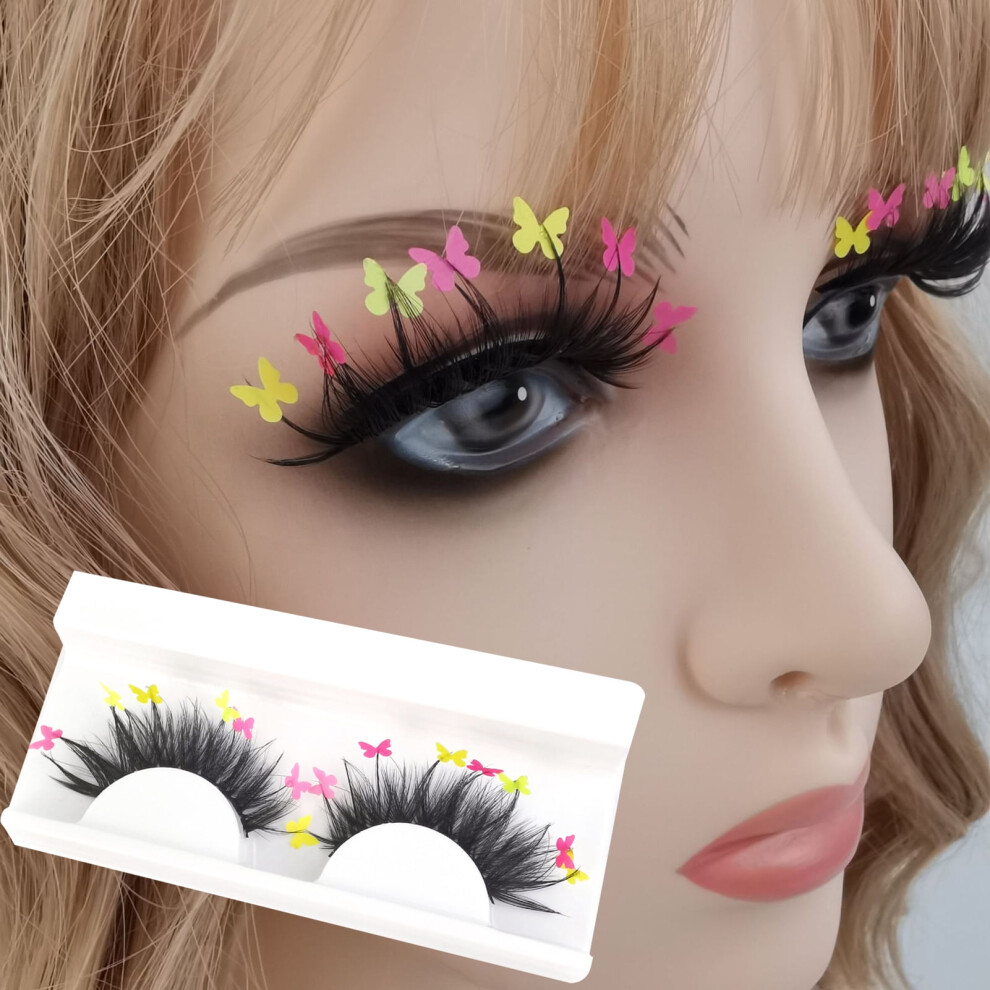Hesroicy 3D False Eyelashes for Women 1 Pair