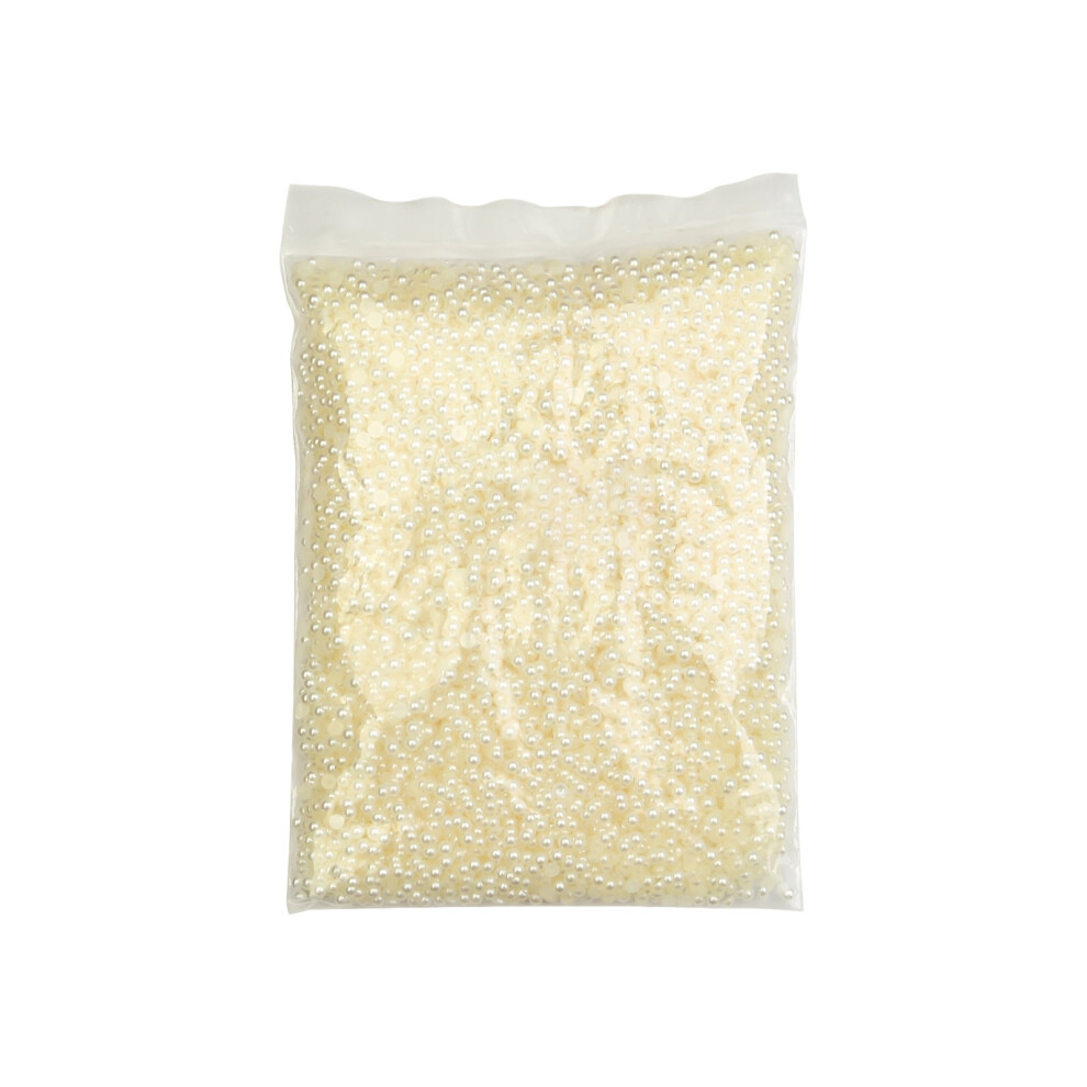 Hesroicy faux pearls flatback nail gems 1 bag