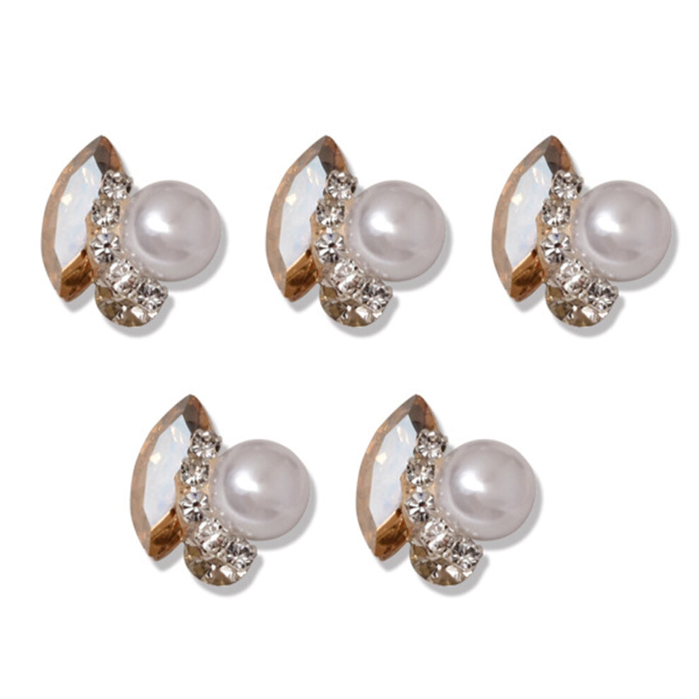 Hesroicy Nail Rhinestones Sparkling Faux Crystal Horse Eye