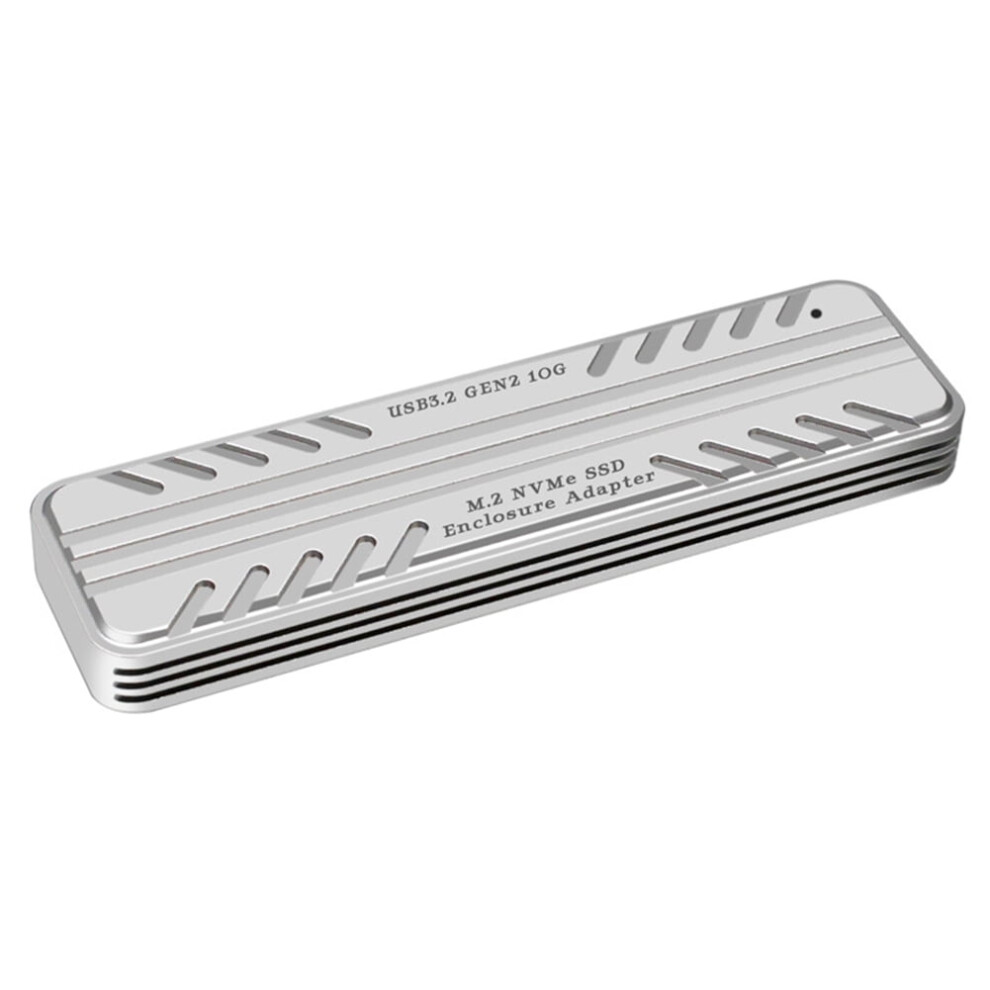 Jixopn M.2 Nvme Ssd Enclosure Usb 3.2 Gen2 10Gbps For Silver 917087646086