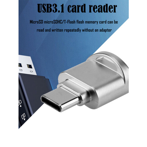 USB-C card reader for TF memory cards 1