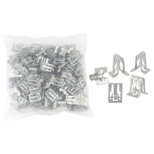 Bumper Dashboards Cd Panel Universal Car Fastener Plate Fixed Clip Buckle 100pcs