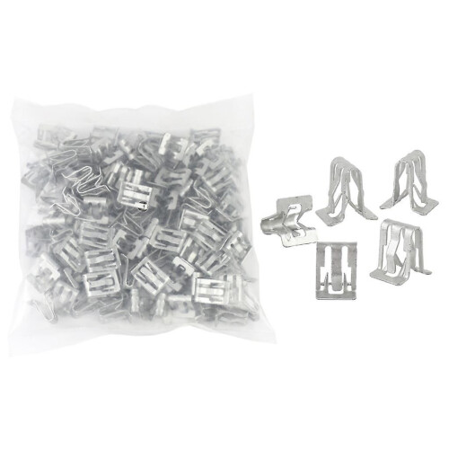 Bumper Dashboards Cd Panel Universal Car Fastener Plate Fixed Clip Buckle 100pcs