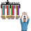 Medal Holder Display Rack Black 11.4 x 4.9 Inch 7