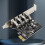 USB 3.0 PCIe Hub Adapter 4-Port 5Gbps 5