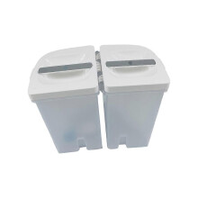 Clear Water Tank & Dirty Water Tank compatible with Roborock Qrevo CurvX/Qrevo Curv/Qrevo Curv S5X/P20 Pro/P20 Ultra Spare Parts