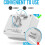 Cruise power strip foldable non-surge 2-pack with USB-C 2