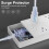 Surge Protector Power Strip with USB 6 Outlets 6 Ft Flat 2