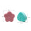 Silicone eyeshadow brush cleaner heart-shaped 1 piece 6