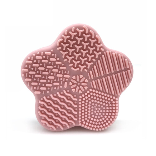 Silicone eyeshadow brush cleaner heart-shaped 1 piece 1