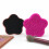 Silicone eyeshadow brush cleaner heart-shaped 1 piece 4