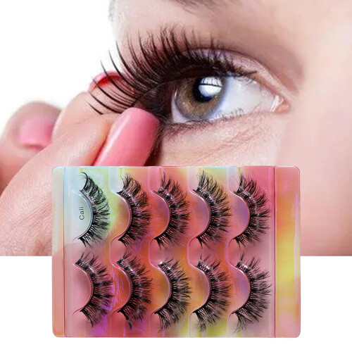 Gene false cu bucle naturale, efect 3D, 5 perechi 2