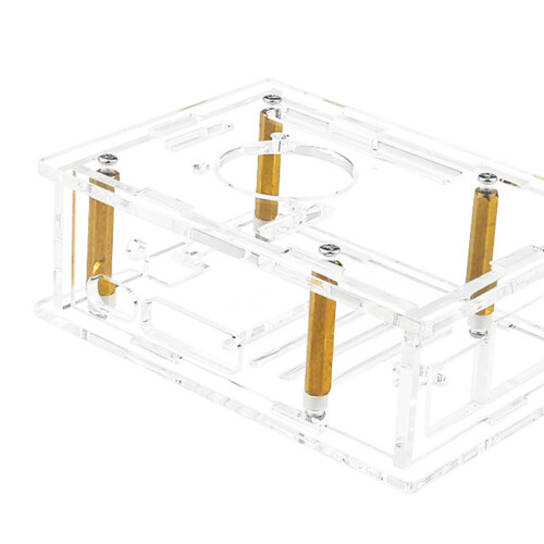 Jixopn Raspberry Pi 5 acrylic case transparent model A 2