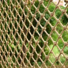2023 Plant Fence Hemp Rope Netting Rope Net compatible with Treehouse, Balcony Railing Protection Net1*2m New