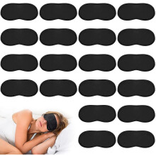 30 Packs Eye Disposable Sleeping Blindfold Eye Shade Cover Light Blocking compatible with Men & Women