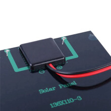 2PCS 12V 2W Solar Panels High Folding Solar Panel Charger Rechargeable Battery Solar Panel Charger with Clip Wire