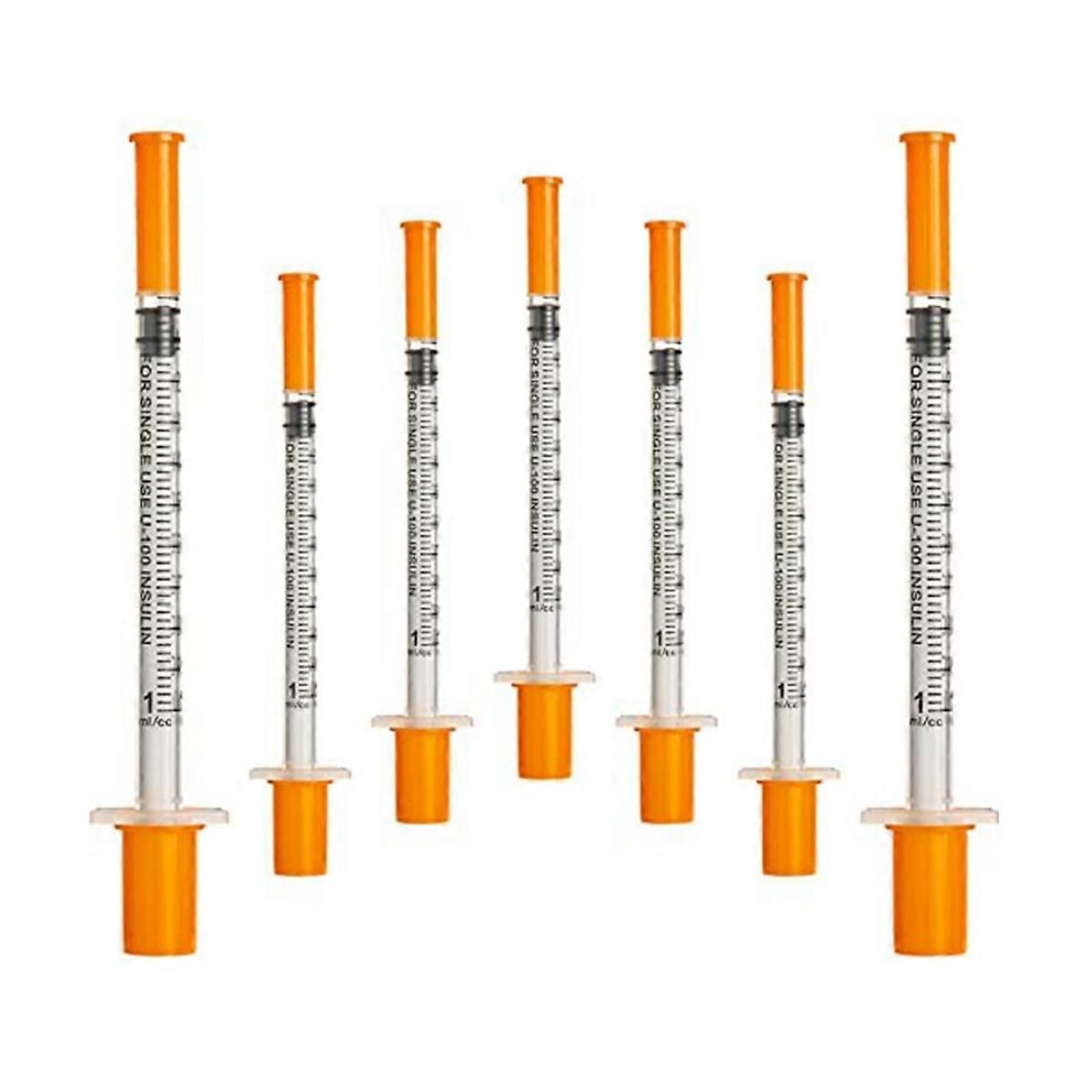 50Pcs/Pack 1Ml Syringe With 30G (8Mm Long) Lab Supplies Individually Sealed Package 3619736771312