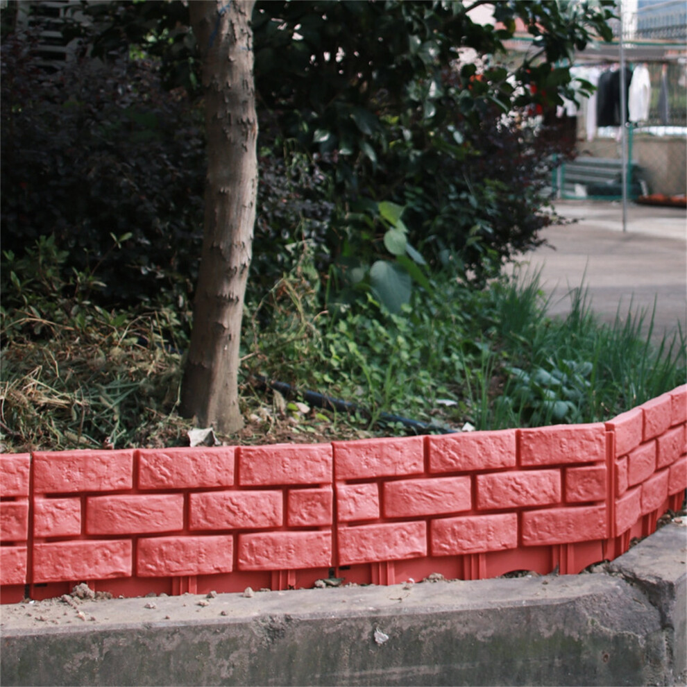 Hesroicy Garden Fence Flexible Plastic Edging Panel 1 Piece 917087631327