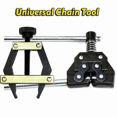 Roller Chain Tools Kit Fits 60 80 100 Roller Chain, Chain Holder/Puller + Breaker/Cutter 2