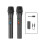 2PCS Wireless Microphone System Kits USB Receiver Handheld Home Party Smart TV Speaker Singing Mic 1