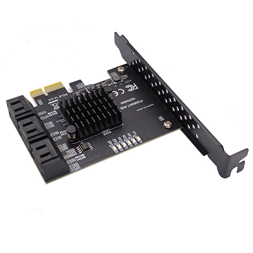 Jixopn Sata Iii Pcie Expansion Card 6-Port 6Gbps 917087632928