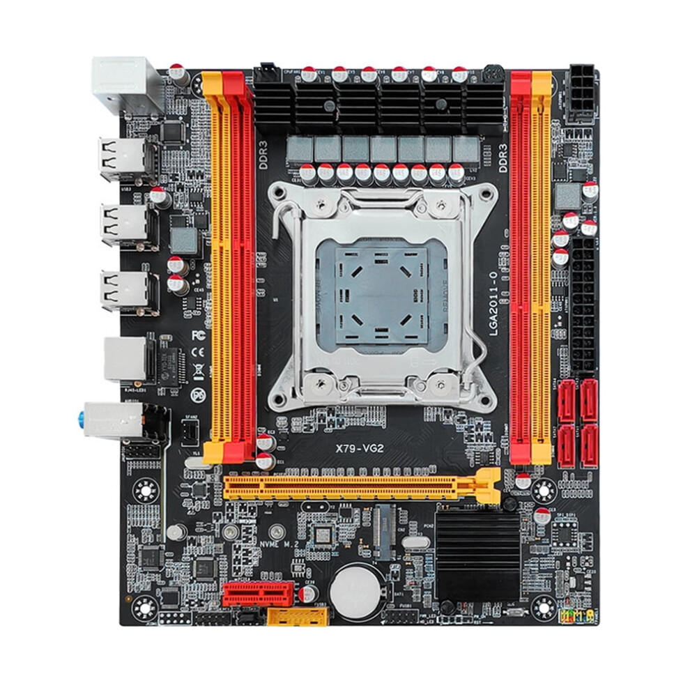 Jixopn X79 Motherboard Lga 2011 With Ddr3, Nvme M.2, 4 917087632829